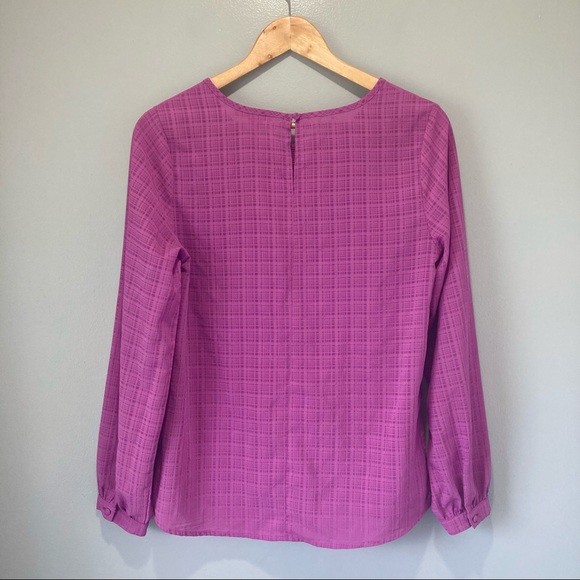 Anthropologie Cut-Out Collar Puff Sleeve Blouse - Picture 12 of 12